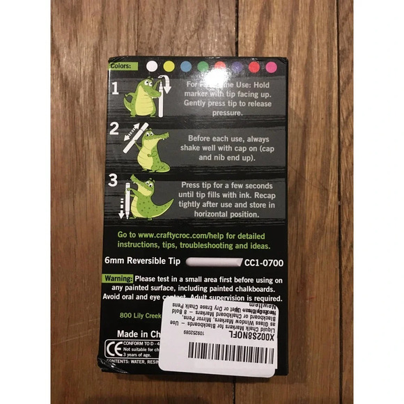 Liquid Chalk Markers Blackboards, Glass 8 Colors - Picture 4 of 4